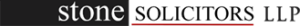 Stone Solicitors logo.